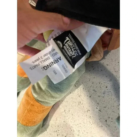 Nickelodeon Teenage‎ Mutant Ninja Turtles Michaelangelo Plush Pillow b18 - Picture 5 of 6